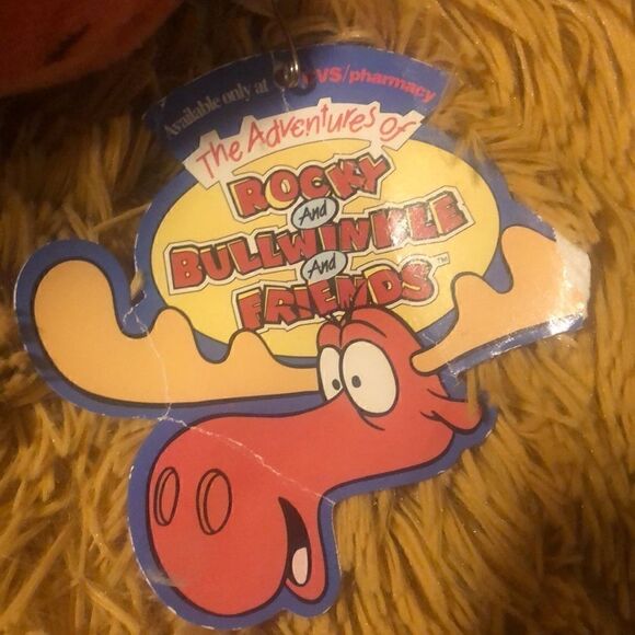 Vintage Rocky & Bullwinkle & Friends Plush Bullwinkle J. Moose CVS Exclusive - Picture 3 of 4